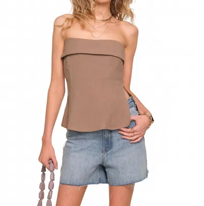 Heartloom Anne Top In Latte In Multi