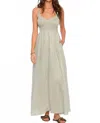 Heartloom Anya Scoopneck Maxi Dress In Mermaid In Gray