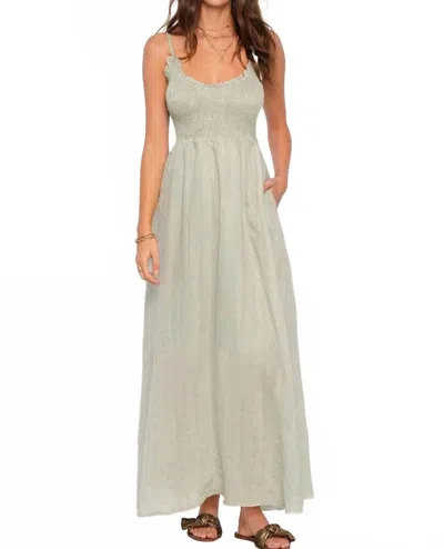 Heartloom Anya Scoopneck Maxi Dress In Mermaid In Gray