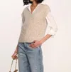 Heartloom Ashby Vest In Putty In Gray
