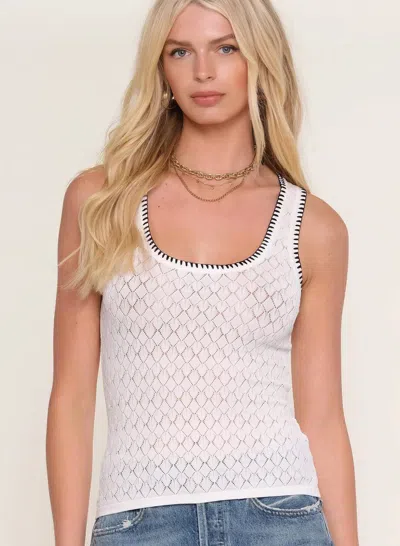 Heartloom Austen Tank Top In Eggshell In White