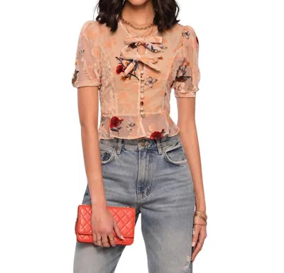 Heartloom Avedon Top In Bisque In Pink
