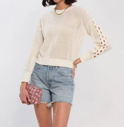 Heartloom Avila Sweater In Eggshell In White