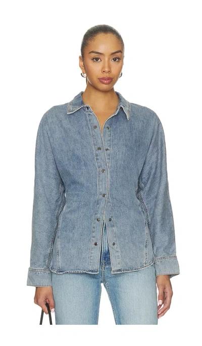 Heartloom Bobbie Shirt In Blue