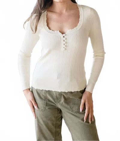 Heartloom Bobbie Top In Ivory In White