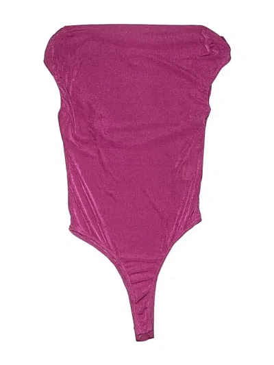 Pre-owned Heartloom Bodysuit In Burgundy