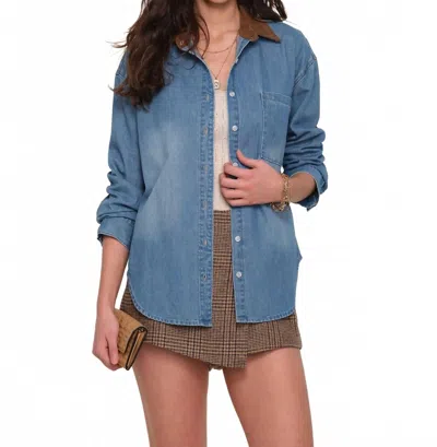 Heartloom Bonet Shirt In Azure In Blue