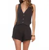 Heartloom Brea Shorts In Black In Black