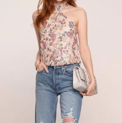 Heartloom Brody Top In Bouquet In Beige
