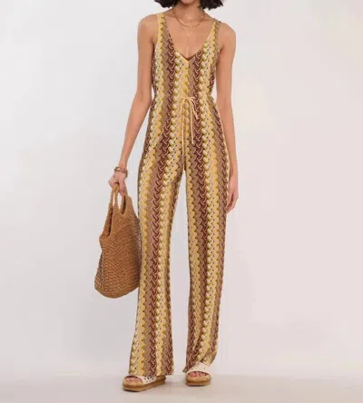 Heartloom Bronte Jumpsuit In Gold