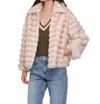 Heartloom Cairo Faux Fur Coat In Cream In Brown