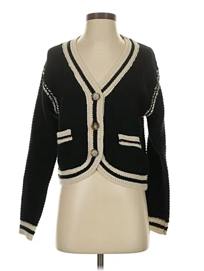 Pre-owned Heartloom Cardigan Sweater In Black