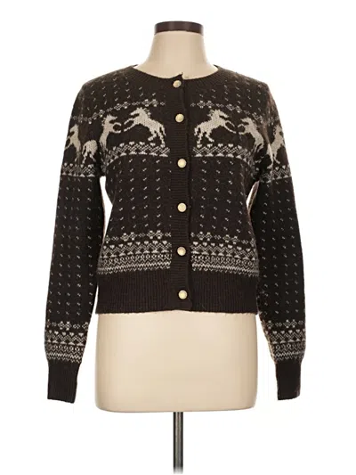 Pre-owned Heartloom Cardigan Sweater In Brown