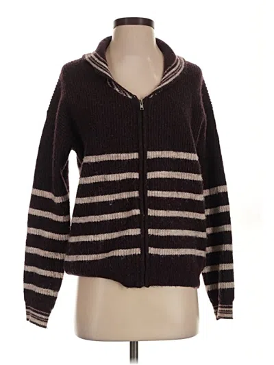Pre-owned Heartloom Cardigan Sweater In Brown