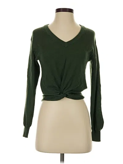 Pre-owned Heartloom Cardigan Sweater In Green