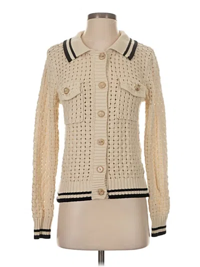 Pre-owned Heartloom Cardigan Sweater In Ivory