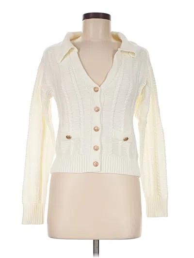 Pre-owned Heartloom Cardigan Sweater In Ivory