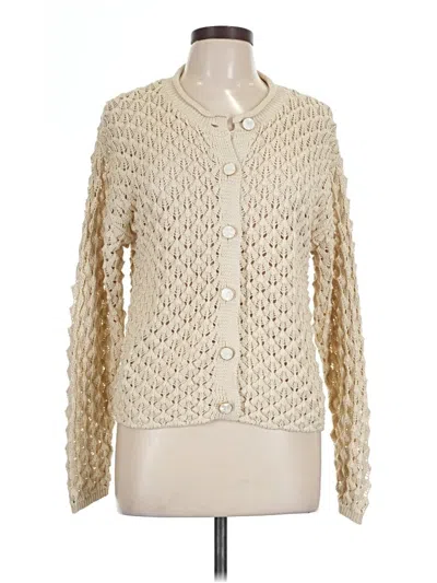 Pre-owned Heartloom Cardigan Sweater In Ivory