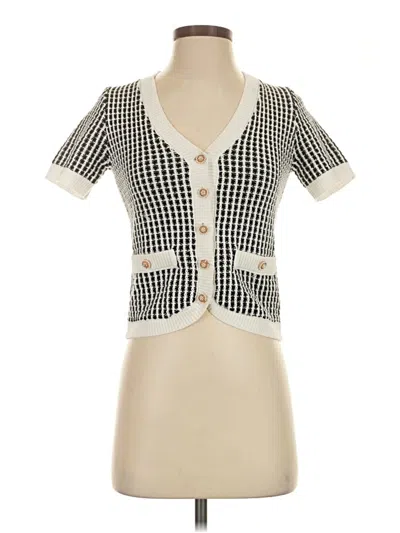 Pre-owned Heartloom Cardigan Sweater In Ivory