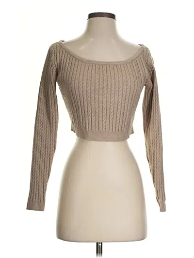 Pre-owned Heartloom Cardigan Sweater In Tan