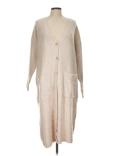 Pre-owned Heartloom Cardigan Sweater In Tan