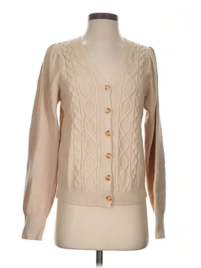 Pre-owned Heartloom Cardigan Sweater In Tan