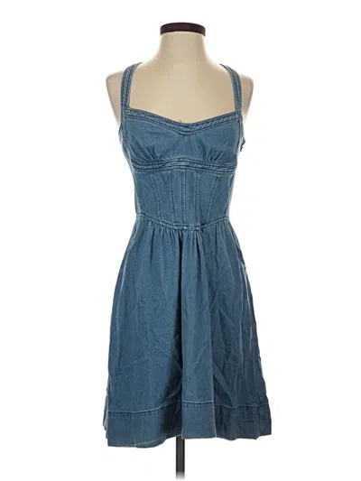 Pre-owned Heartloom Casual Dress In Blue