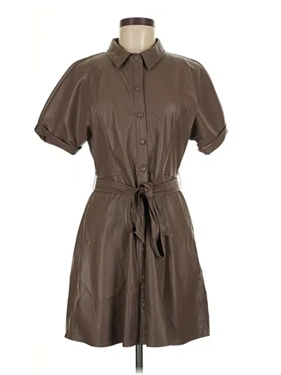 Pre-owned Heartloom Casual Dress In Brown