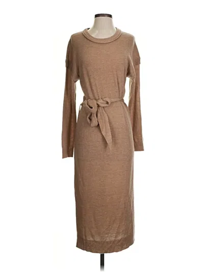 Pre-owned Heartloom Casual Dress In Brown