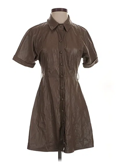 Pre-owned Heartloom Casual Dress In Brown