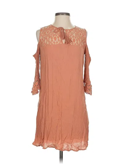 Pre-owned Heartloom Casual Dress In Orange