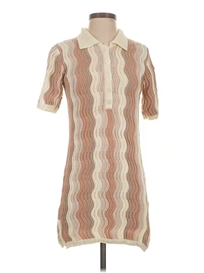 Pre-owned Heartloom Casual Dress In Tan