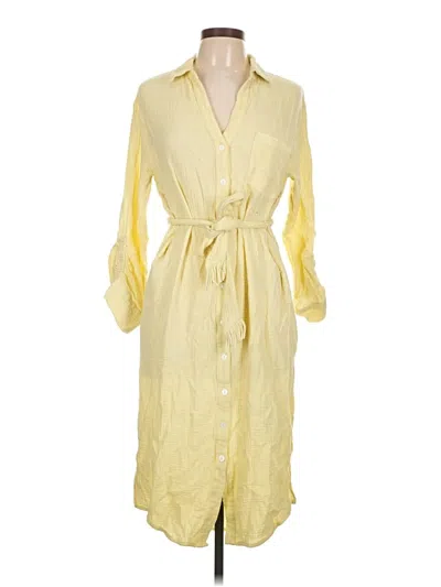 Pre-owned Heartloom Casual Dress In Yellow