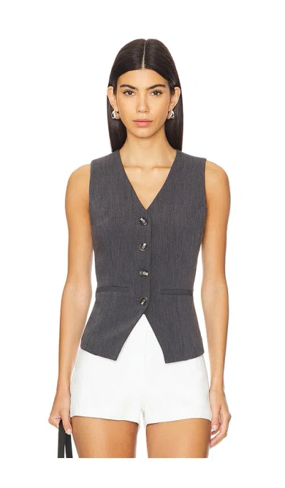 Heartloom Celina Vest In Grey