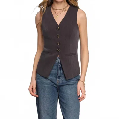 Heartloom Celina Vest In Twilight In Brown
