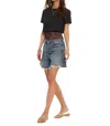 Heartloom Celine Relaxed Fit Bodysuit In Black In Black