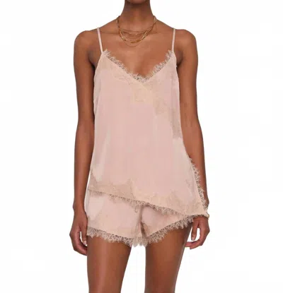 Heartloom Chantale Top In Buff In Pink