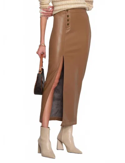 Heartloom Charice Skirt In Cafe In Brown