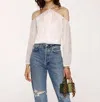 Heartloom Chase Top In Eggshell In White