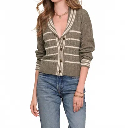 Heartloom Cherie Cardigan In Green