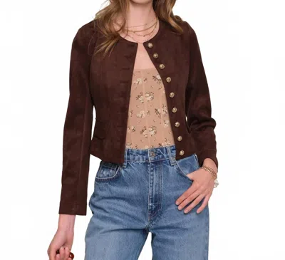 Heartloom Christy Blazer In Espresso In Brown