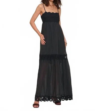 Heartloom Clove Midi Dress In Black