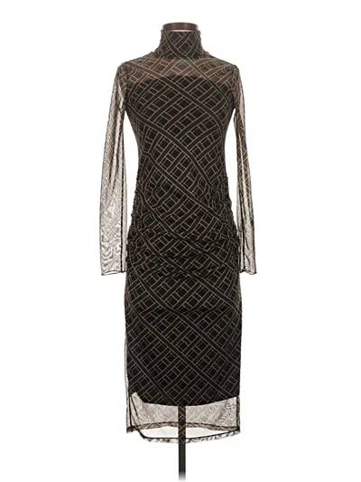 Pre-owned Heartloom Cocktail Dress In Brown