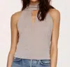 Heartloom Coleen Top In Pewter In Silver