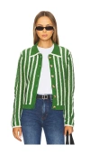 Heartloom Corrie Cardi In Green
