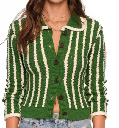 Heartloom Corrie Cardigan In Grass In Green
