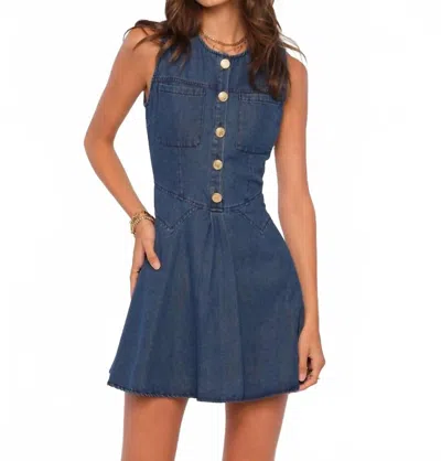 Heartloom Darla Dress In River In Blue