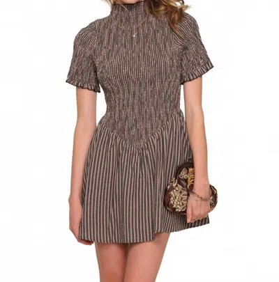 Heartloom Debi Dress In Black In Brown