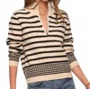 Heartloom Delina Long Sleeve Sweater In Beige In Neutral
