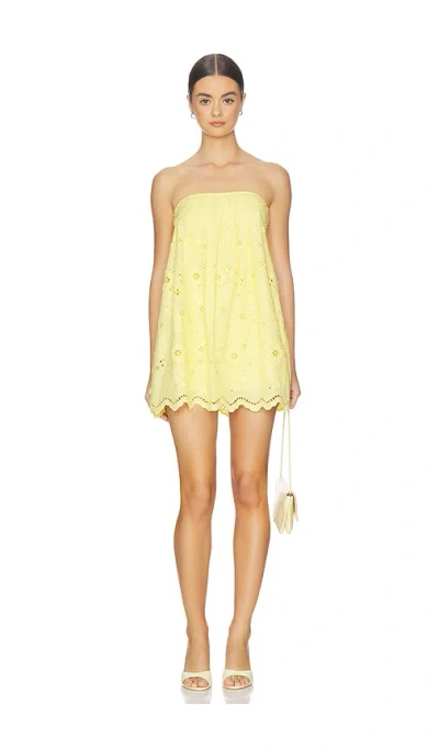 Heartloom Diego Cover Up Dress In Yellow